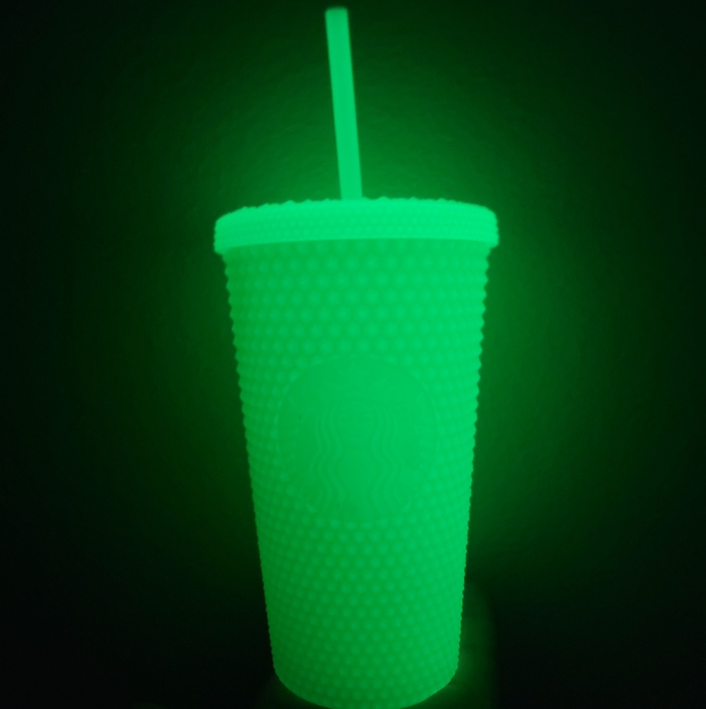 Starbucks Neon Green Party Tumbler (Glow In The Dark)